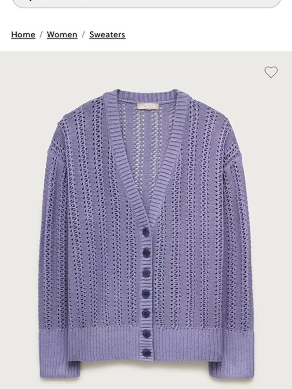 Brand New J Crew Pointelle Cardigan Sweater